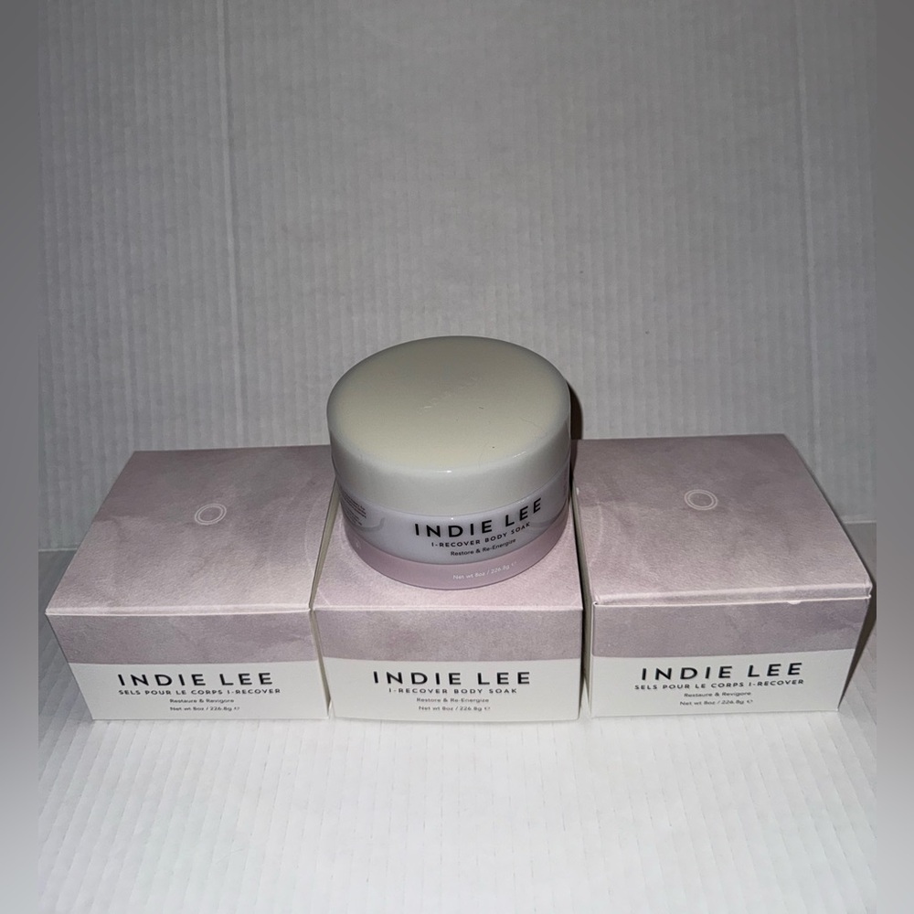 3 Boxes INDIE LEE I-RECOVER BODY SOAK Restore & Re-Energize Brand New Sealed